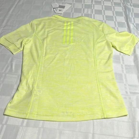 Adidas  women top ,Small ,activewear,fitted, gym , workout, yellow,tennis, gift - Picture 10 of 14
